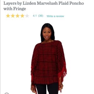Layers by Lizden Mavelush sweater poncho